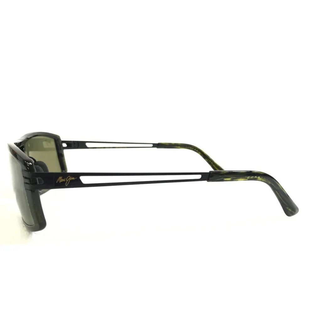 Maui Jim Sunglasses MALIHINI MJ702-15C Olive Stripe Frames with HT Maui Lenses